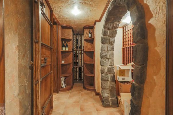 Interior, Stone Walls, Wine Storage