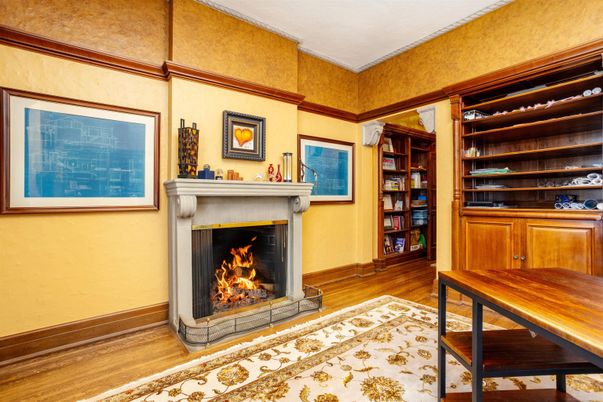 Fireplace, Interior, Wood Texture Flooring