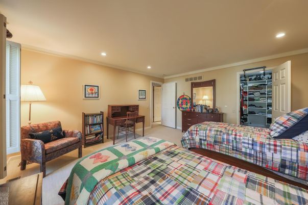Bedroom, Interior, Recessed Lighting