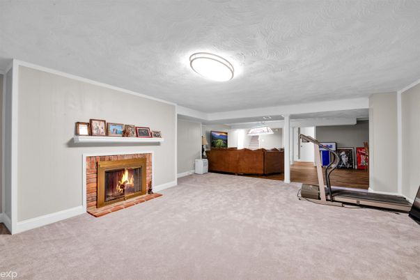 Fireplace, Fitness Equipment, Interior