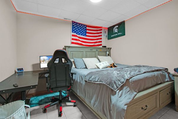 Bedroom, Home Office, Interior, Recessed Lighting