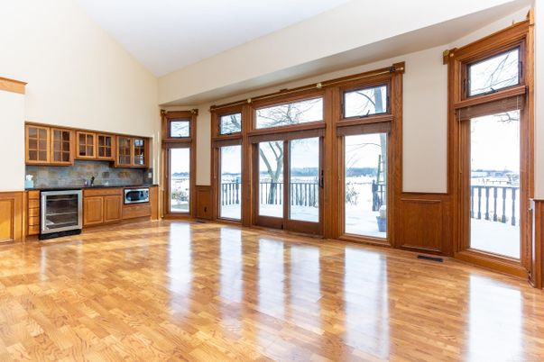 Empty room, Interior, Kitchen, Wood Texture Flooring
