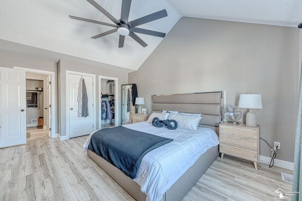 Bedroom, Interior, Wood Texture Flooring
