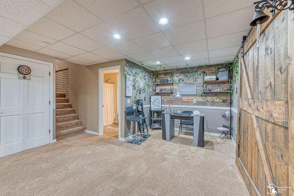 Interior, Recessed Lighting, Stone Walls