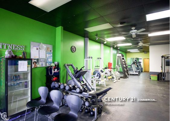 Fitness Equipment, Gym, Interior, Recessed Lighting