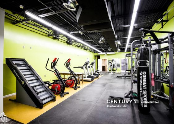 Fitness Equipment, Gym, Interior, Recessed Lighting