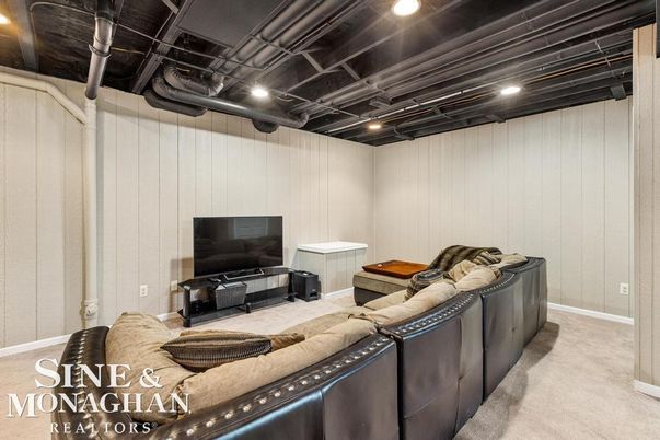 Interior, Living room, Recessed Lighting