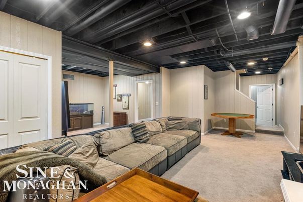 Interior, Living room, Recessed Lighting