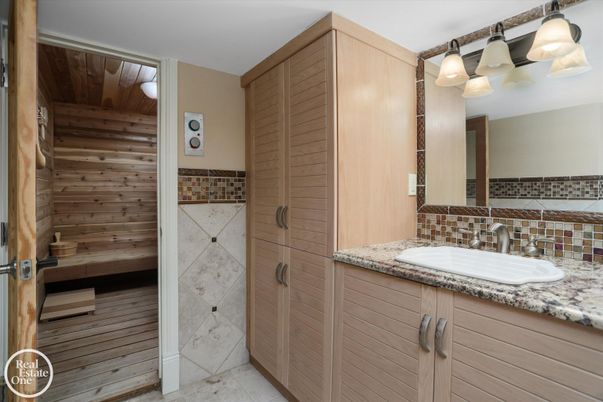 Bathroom, Interior, Wooden Walls
