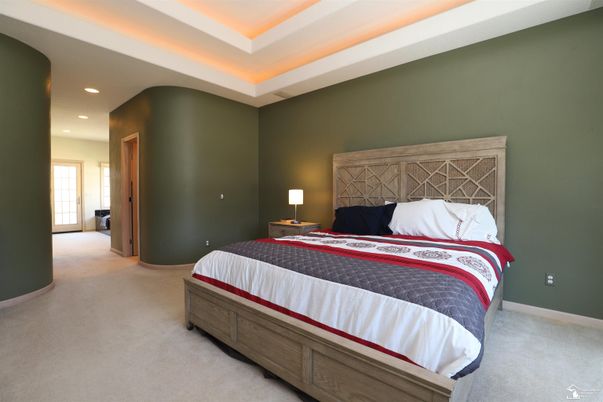 Bedroom, Interior, Recessed Lighting