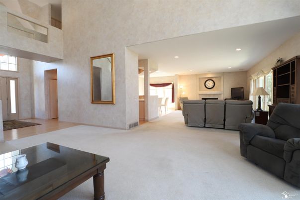 Interior, Living room, Recessed Lighting