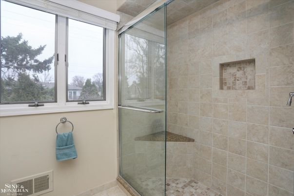Bathroom, Glass Shower, Interior, Stone Walls