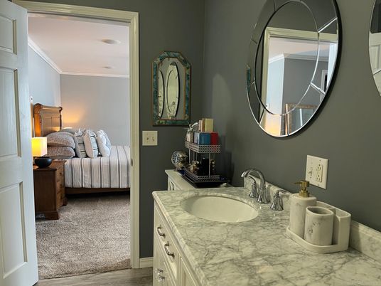 Bathroom, Bedroom, Dual Sink Vanities, Interior, Marble