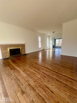 Empty room, Fireplace, Interior, Wood Texture Flooring