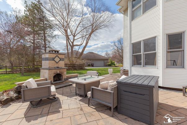 Backyard, Exterior, Fireplace