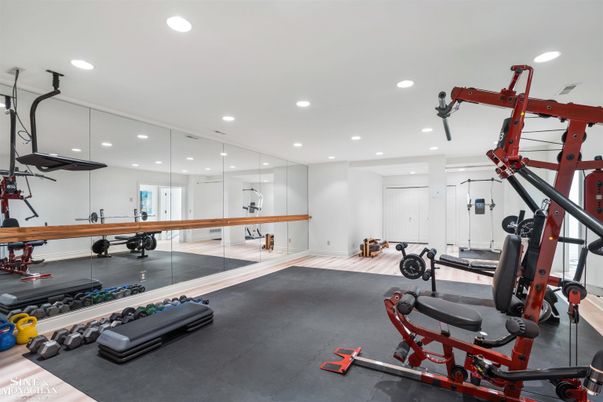 Fitness Equipment, Interior, Recessed Lighting