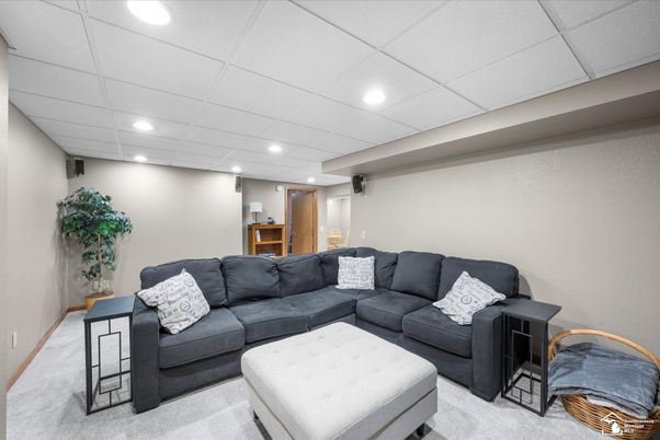 Interior, Living room, Recessed Lighting
