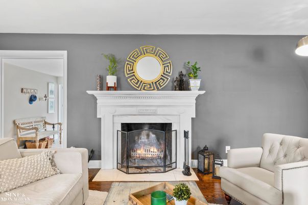 Fireplace, Interior, Wood Texture Flooring