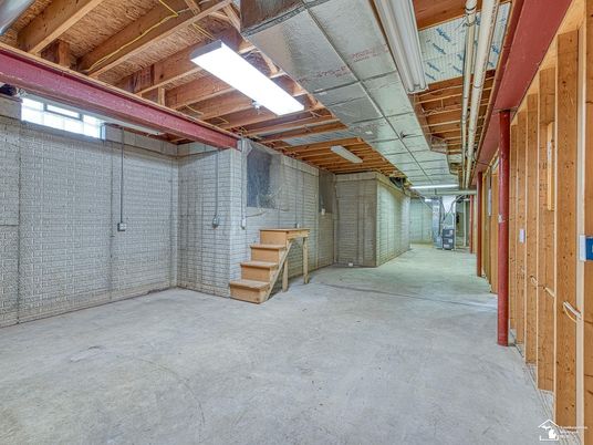 Interior, Stone Walls, Wooden Beams