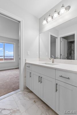 Bathroom, Dual Sink Vanities, Interior, Marble