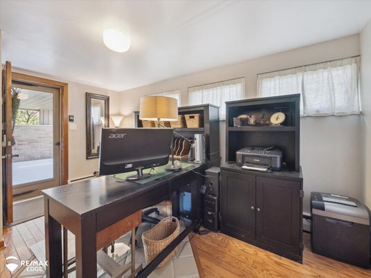 Home Office, Interior, Wood Texture Flooring