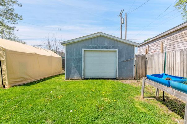Backyard, Detached Garage, Exterior
