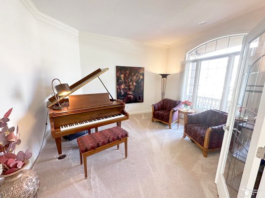 Interior, Living room, Piano