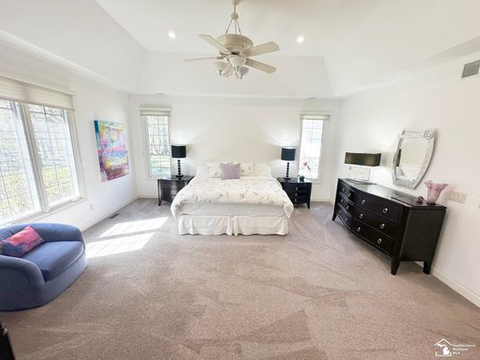 Bedroom, Interior, Recessed Lighting