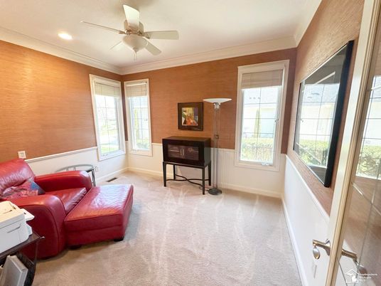 Home Office, Interior, Recessed Lighting