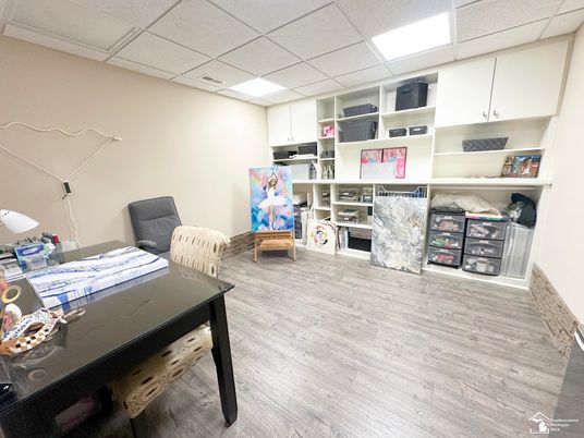Home Office, Interior, Wood Texture Flooring