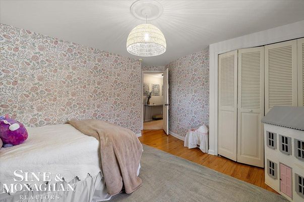 Bedroom, Chandelier, Interior, Wood Texture Flooring