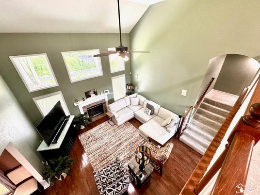 Fireplace, Interior, Living room, Wood Texture Flooring