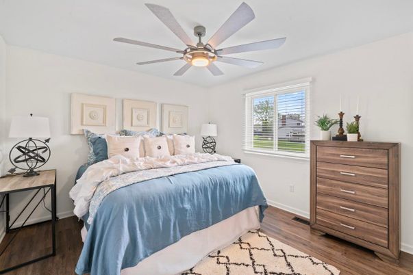 Bedroom, Interior, Wood Texture Flooring
