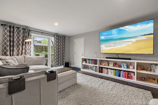 Interior, Living room, Recessed Lighting