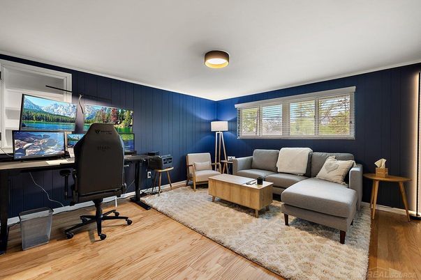 Home Office, Interior, Wood Texture Flooring