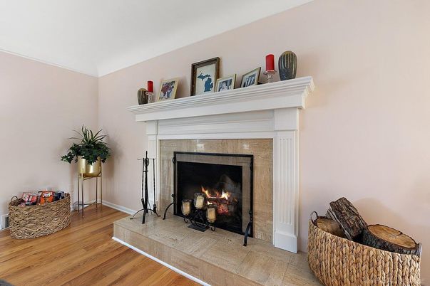 Fireplace, Interior, Wood Texture Flooring