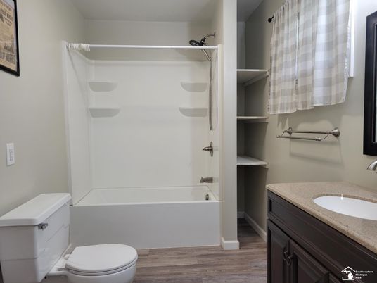 Bathroom, Interior, Wood Texture Flooring