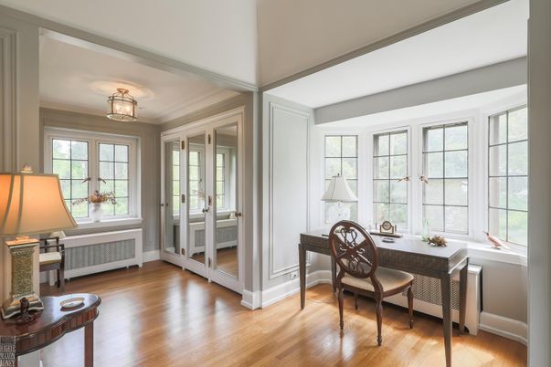 Home Office, Interior, Wood Texture Flooring