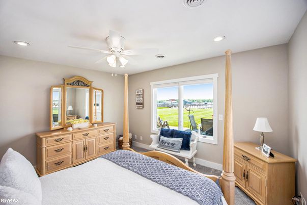 Bedroom, Interior, Recessed Lighting