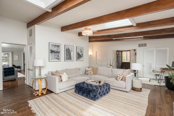 Interior, Living room, Wooden Beams, Wood Texture Flooring