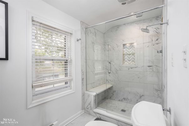 Bathroom, Glass Shower, Interior, Marble, Marble Walls