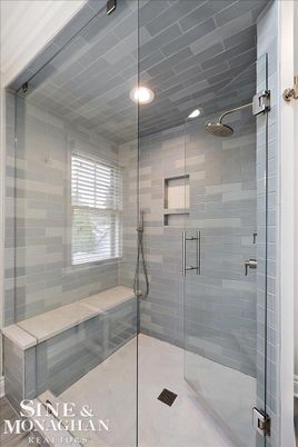 Bathroom, Glass Shower, Interior, Pendant Lights, Recessed Lighting