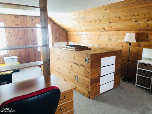 Home Office, Interior, Wooden Walls