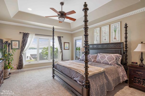 Bedroom, Interior, Recessed Lighting