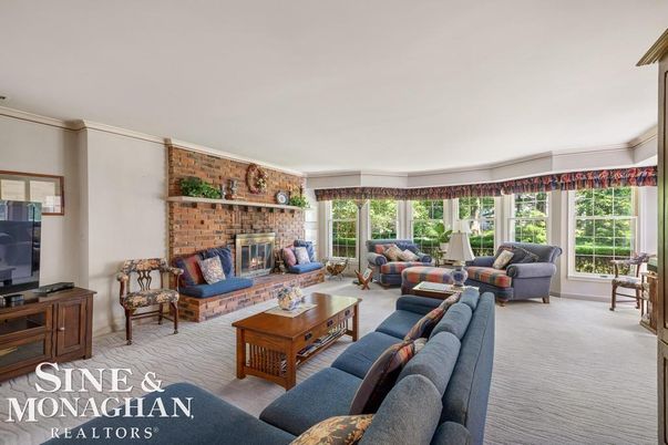 Fireplace, Interior, Living room, Stone Walls