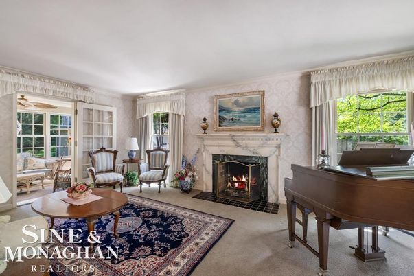 Fireplace, Interior, Living room, Piano