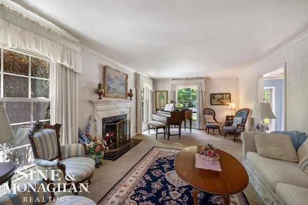 Fireplace, Interior, Living room, Piano