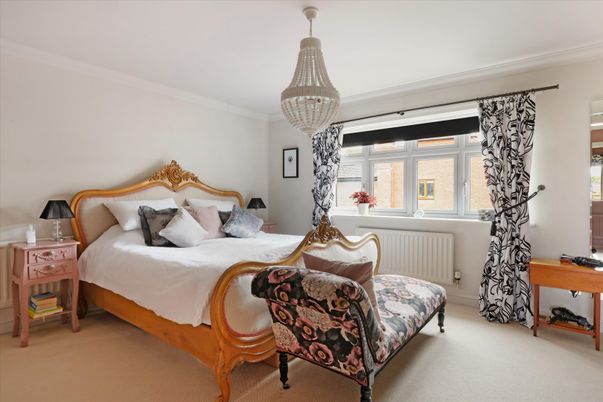 Bedroom, Chandelier, Interior