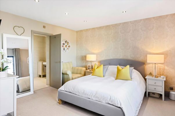 Bedroom, Interior, Recessed Lighting
