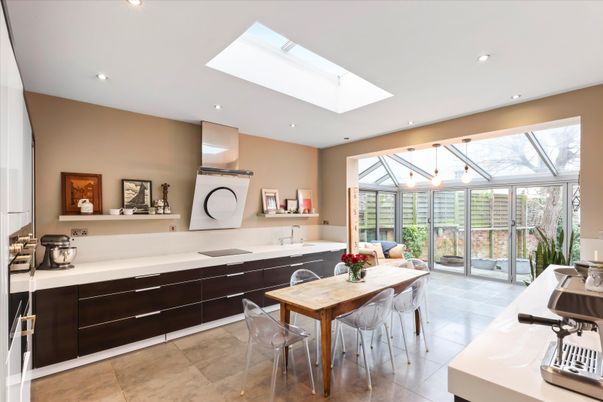 Dining room, Glass Ceilings, Interior, Recessed Lighting, Sun Room